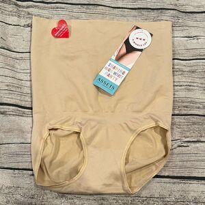 NWT Assets by Spanx High Waisted Shaping Panty in Beige Size XL